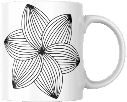 Mandala Printed Ceramic Mug | Coffee Mug | Tea Mug | Milk Mug | Designer Mug | 330 ml, Microwave & Dishwasher Safe | Mug for Kids | Mug for Friend, Birthday Gift