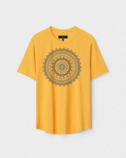 Unisex Designer Premium Quality Printed T-Shirt For Boys And Girls :: Cloth type : Cotton - Colour :: Yellow